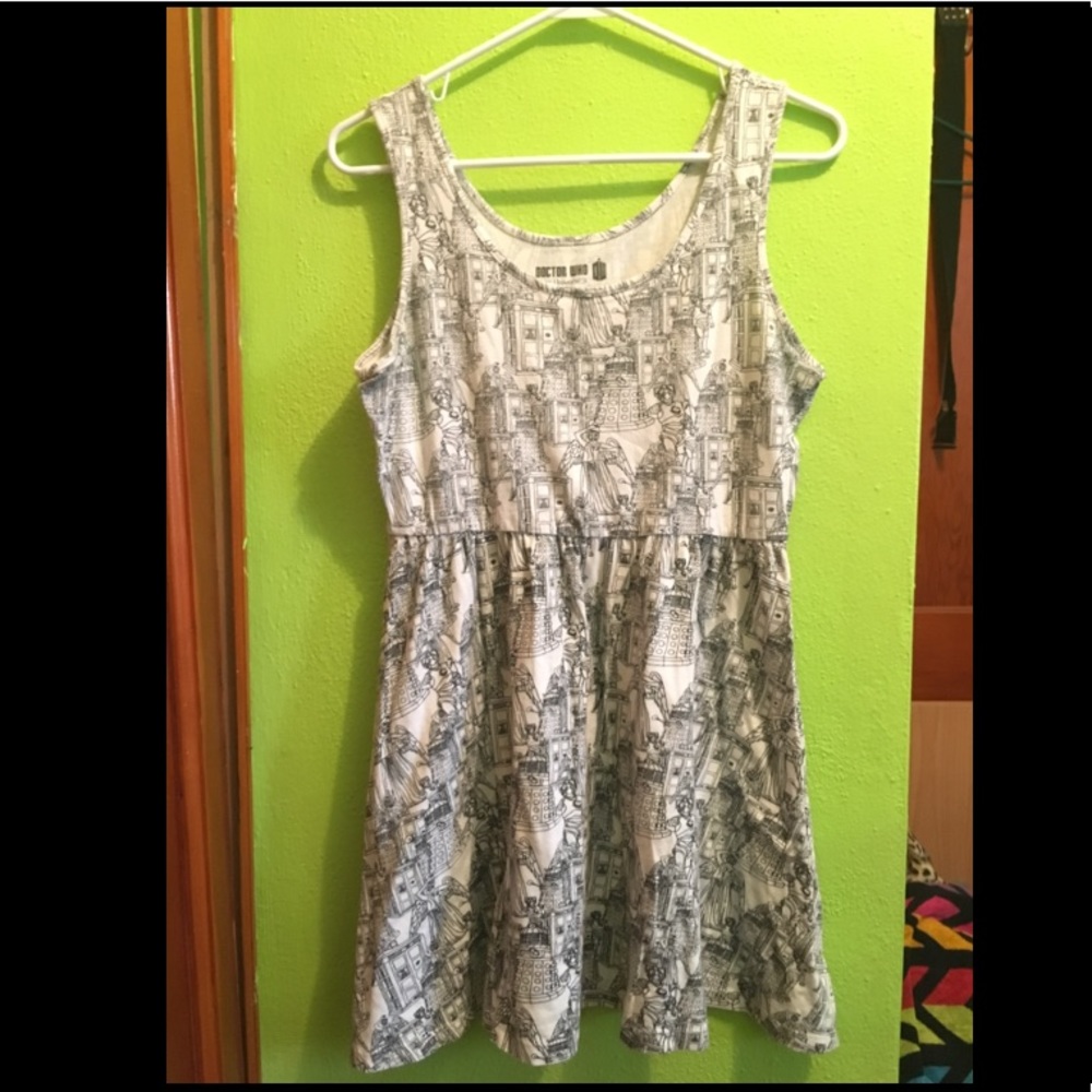 Doctor Who Skater Dress L